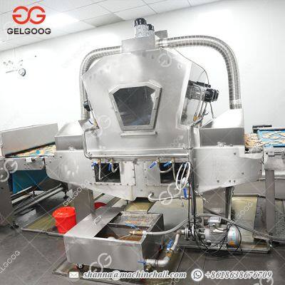 High Efficiency Biscuit Oil Spraying Machine Automatic Cracker Oil Spraying Machine