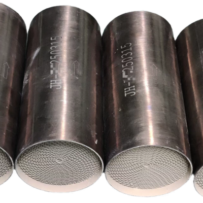 JHM-HI Motorcycle Catalytic Converter | Metal Honeycomb Catalytic Converter, Meeting Euro V Emission Standards Requirements photo-4