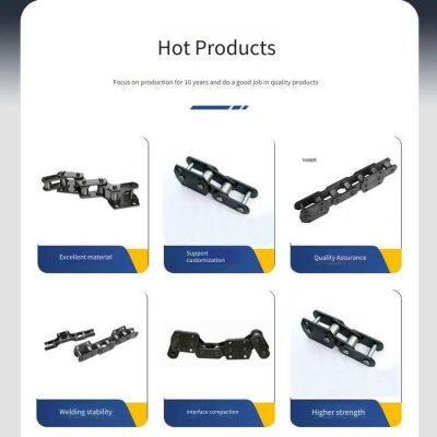 Nse Hoist Chain, Bucket Elevator Plate Chain, Made of 45# Steel and Various Materials, Customization Supported photo-5