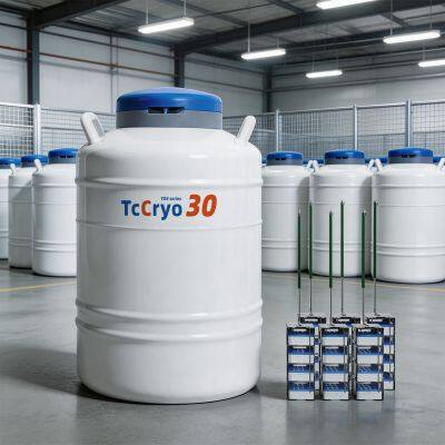 ​​Nepal TcCryo Lab Bio Liquid Nitrogen Tank 30L Ln2 Tank Long-Term Preservation