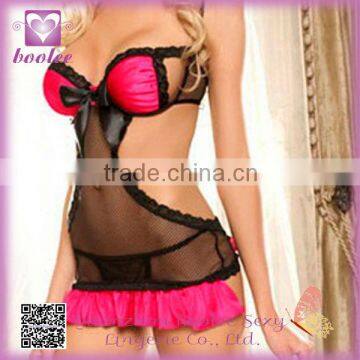 China Manufacturer hot sale hot sexy girls open bust lingerie teddy