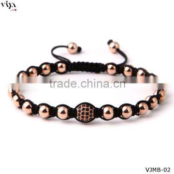 Charm Rose Gold Bangle Chinese Knot Luxury Bracelet Summer Men Bracelet