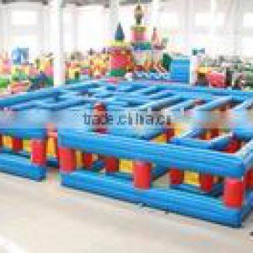 Inflatable maze inflatable product