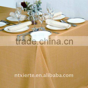 Hotel dyeing 100% polyester jacquard table cover