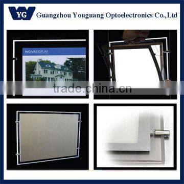 CRD A1 Hanging Slim Crystal LED Light Box, Hanging Picture Frame Led Light Box photo-2