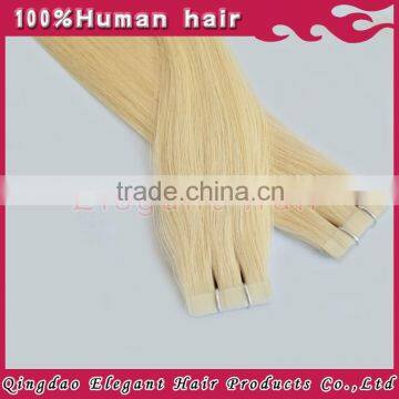 Wholesale Hair Salon Products,Raw Russsian Virgin Tape in Platinum Blonde Hair photo-2