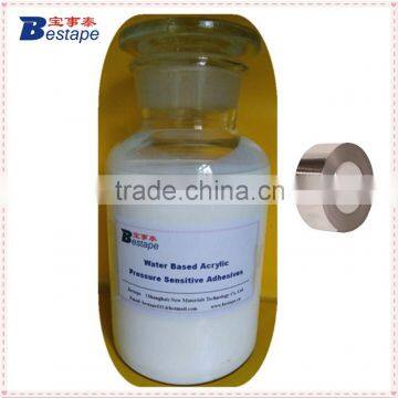 Water Based Acrylic Pressure Sensitive Adhesive/ Special Water Based Acrylic PSA For Aluminum Foil Tapes