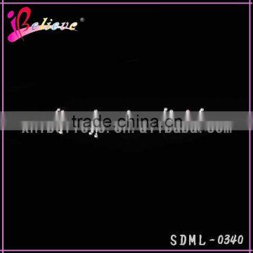 Silver Metal Diamond Headband,factory Wholesale Hair Band for Fashion Girls photo-3