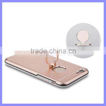Aluminum Full Cover Hard Mobile Phone Case Alloy Case With Ring Holder For IPhone 6S 6 photo-1