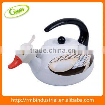duck shape teapot stainless steel teapot