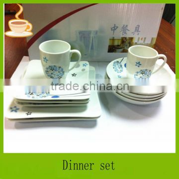 LJ-4510 16pcs ceramic dinner set design / unbreakable ceramic dinner set / opal ware dinner set                        
                                                Quality Choice