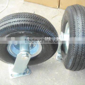 3.50-4 swivel rubber wheel