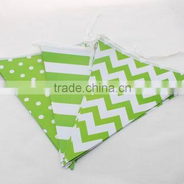 Chevron Paper Flag,birthday Party Flag,children's Day Party Banner All for Kids photo-5