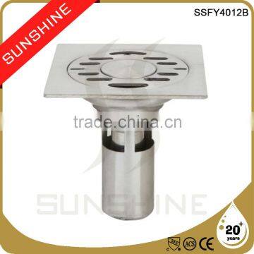 SSFY4012B Bathroom and toilet square stainless steel sink strainers