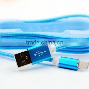 Nylon Braided USB Charging Data Cable data syne cable for Iphone