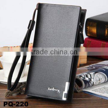 Quality goods Leather wallet Black Baellerry Clutch bag for men