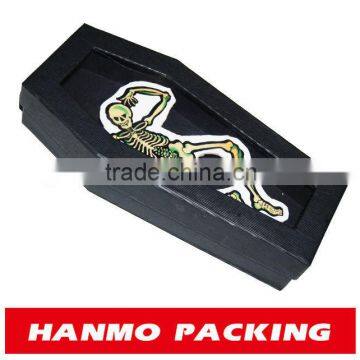 custom design&printed hallowmas coffin decorative gift boxes wholesal