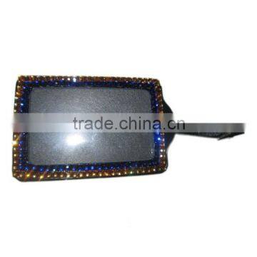 Rhinestone Id card holder with clips