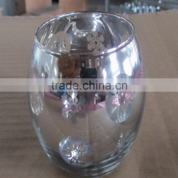 2016 free samples vintage candle holder with electroplating technics