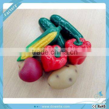 Plastic PVC vegetable toys, Cheap For Wholesale in Disney audit factory.