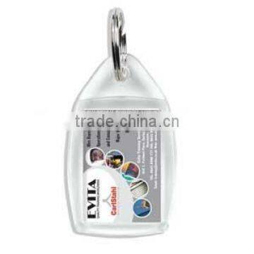 plastic photo frame keychain