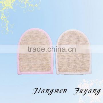 Without referring to cotton, linen shower gloves