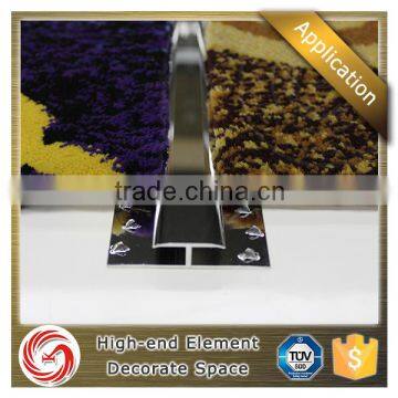 anodizing durable edge floor trim aluminium carpet tile edge trim