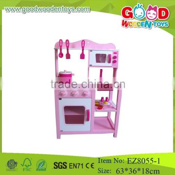 Wooden toys for educational kitchen set pretend play kitchen set