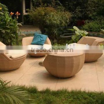 sphericity rattan furniture & folding rattan chair set