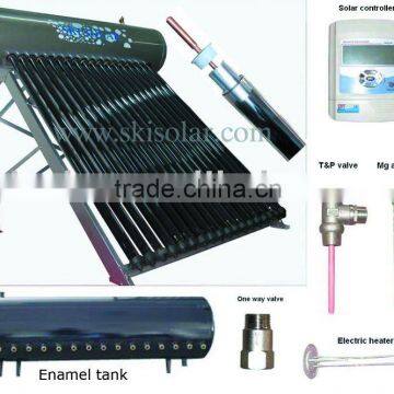 solar water heating panel: Integrated & Pressurized solar water heater with Porcelain Enamel inner tank