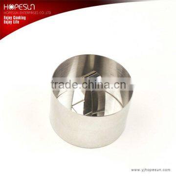 High grade durable stainless steel round cookie cutter