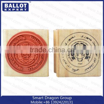 SE-SCS002 wooden rubber stamp for election/voting