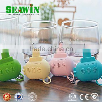 unique submarine tea strainer silicone submarine infuser teabag