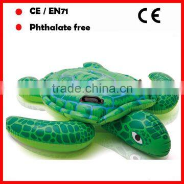 inflatable turtle pool floating riders