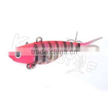 Soft Plastic Fishing Lures Soft Vibes 65mm Greeno Barra Snapper Lures photo-4
