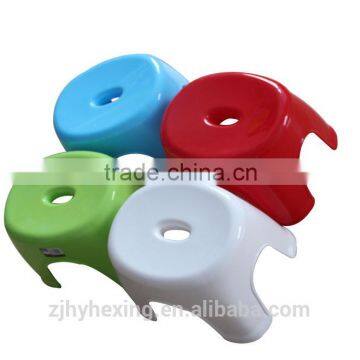 Hot selling Modern colorful fashion stackable plastic stool made in china