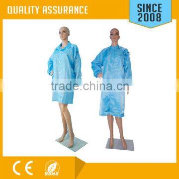 Customization Available 5mm Grid Cleanroom Antistatic ESD Garment