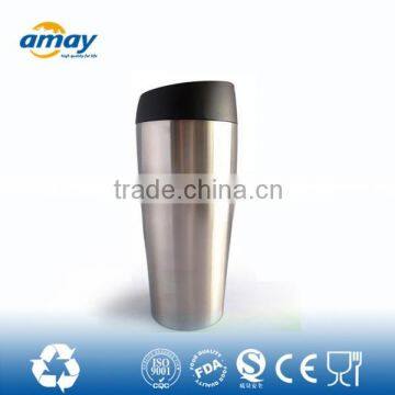 Stainless Steel Sublimation Car Mug , vacuum thermos tumblers with press button