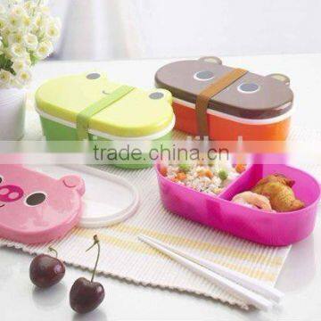 attractive cartoon animal bento lunch box