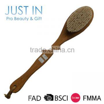 Bamboo Long Handle Bathroom Cleaning Brush