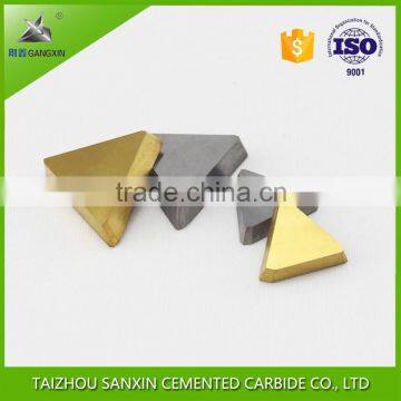 YG6/p30 tungsten carbide brazed tips, lathe tips with silver and golden color