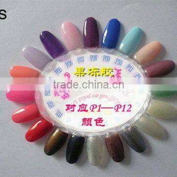 Make color nails soak off pudding uv gel 1kg free samples