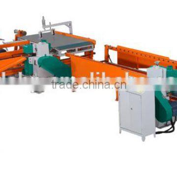 HSP-TABLE TYPE AUTOMATIC VERTICAL AND HORIZONTAL EDGE SAW CUTTING MACHINE WITH PLC