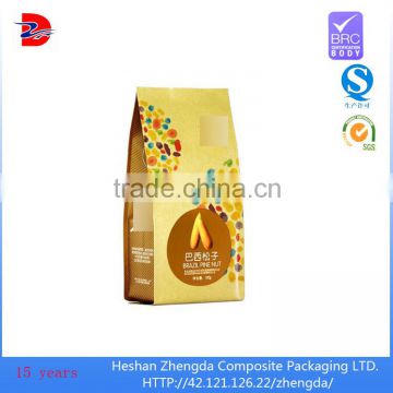 printed paper bag of cashew nuts packing cover