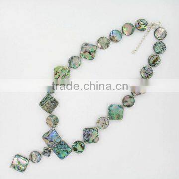 Fashion necklace abalone shell diamond necklace jewelry