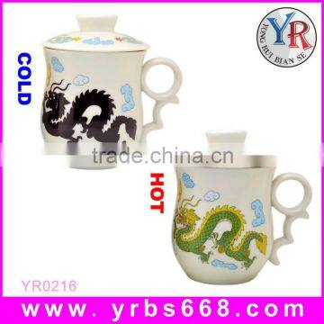 Factory direct sale square ceramic mug cup