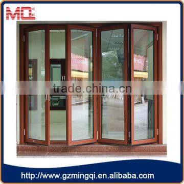 Elegant aluminium bi folding doors deign