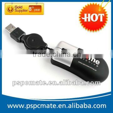 mini black rubber mouse,computer mouse,wired mouse