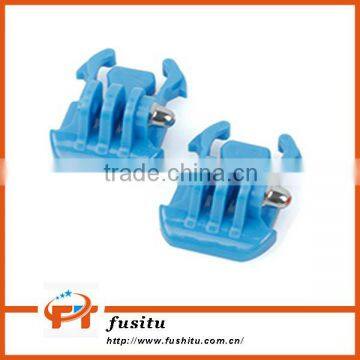 2PCS Helmet Mount Base Quick-Release Adapter Buckle for GoPro Hero 4/3+/3 photo-2