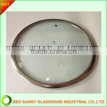 T type Round tempered glass pot cover